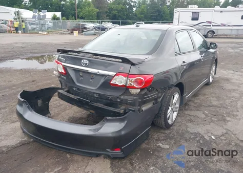 2013 Toyota Corolla S z USA, uszkodzony, nr VIN 2T1BU4EE9DC010241